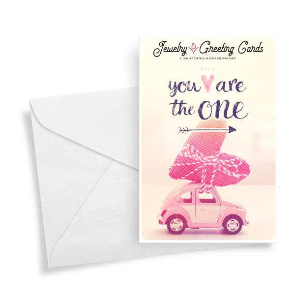 You Are The One Jewelry Greeting Card